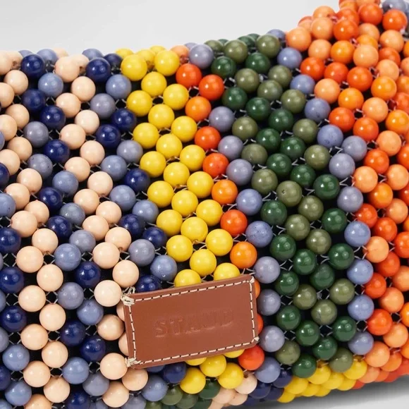 STAUD Multicolor Beaded Shoulder Bag - Picture 6 of 8